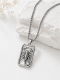 Scorpion Silver Pendant Necklace | Premium Statement Chain