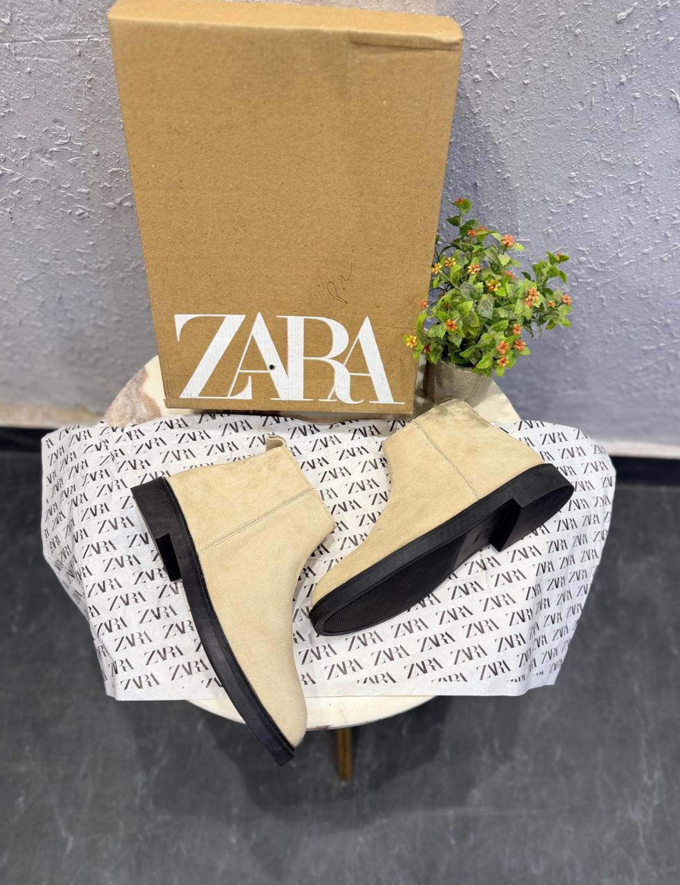 ZARA-Surplus Zippy Boots Z-0
