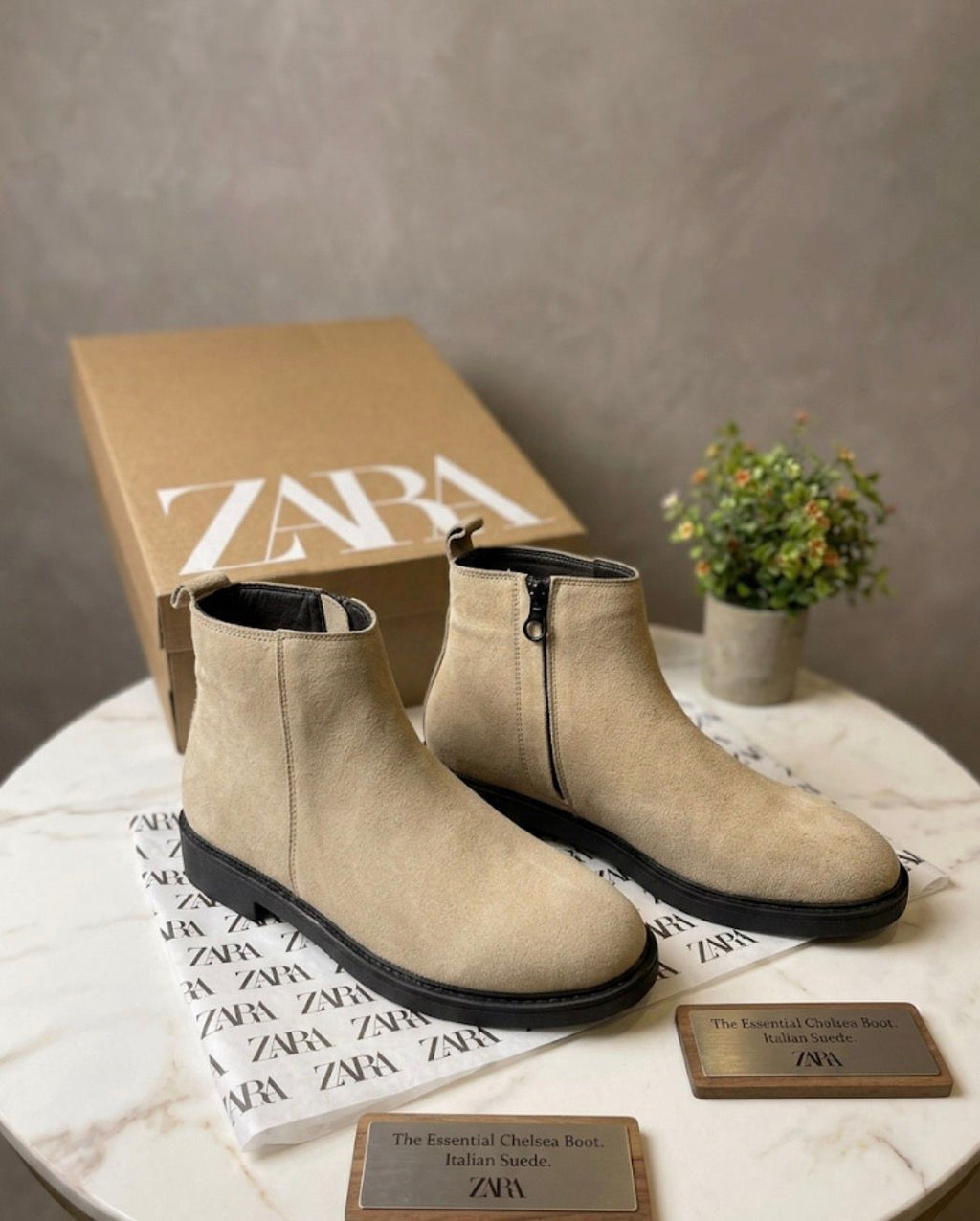 ZARA-Surplus Zippy Boots Z-0