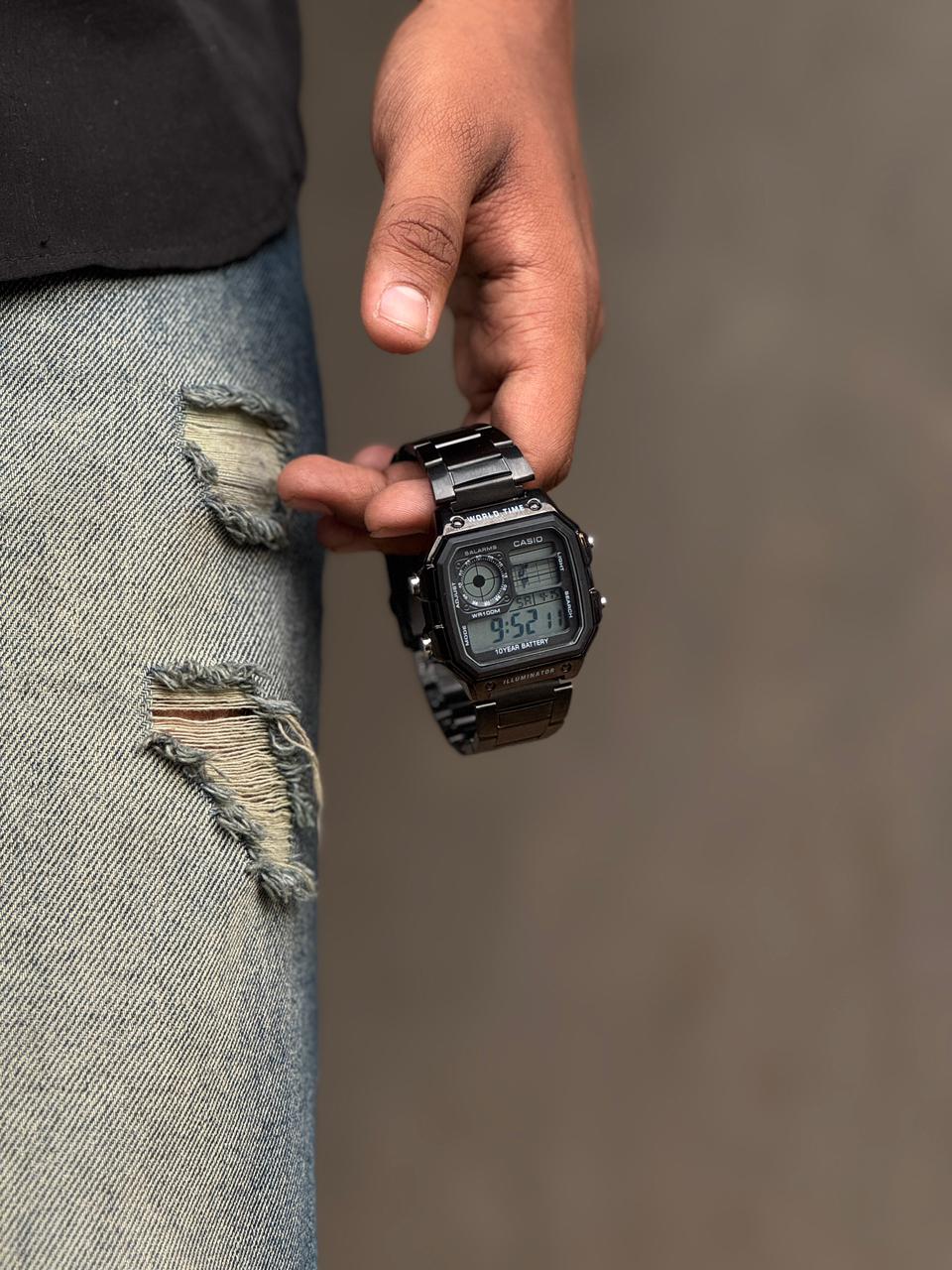 Casio "Royale" AE-1200 Digital World Time – Premium Unisex Edition