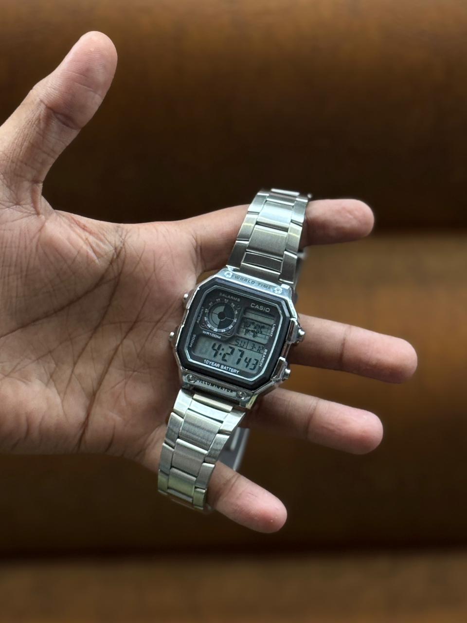 Casio "Royale" AE-1200 Digital World Time – Premium Unisex Edition